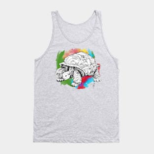 Rainbow Bull tortoise Tank Top